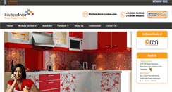 Desktop Screenshot of kitchendecorworld.com