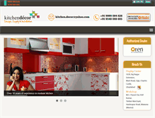 Tablet Screenshot of kitchendecorworld.com